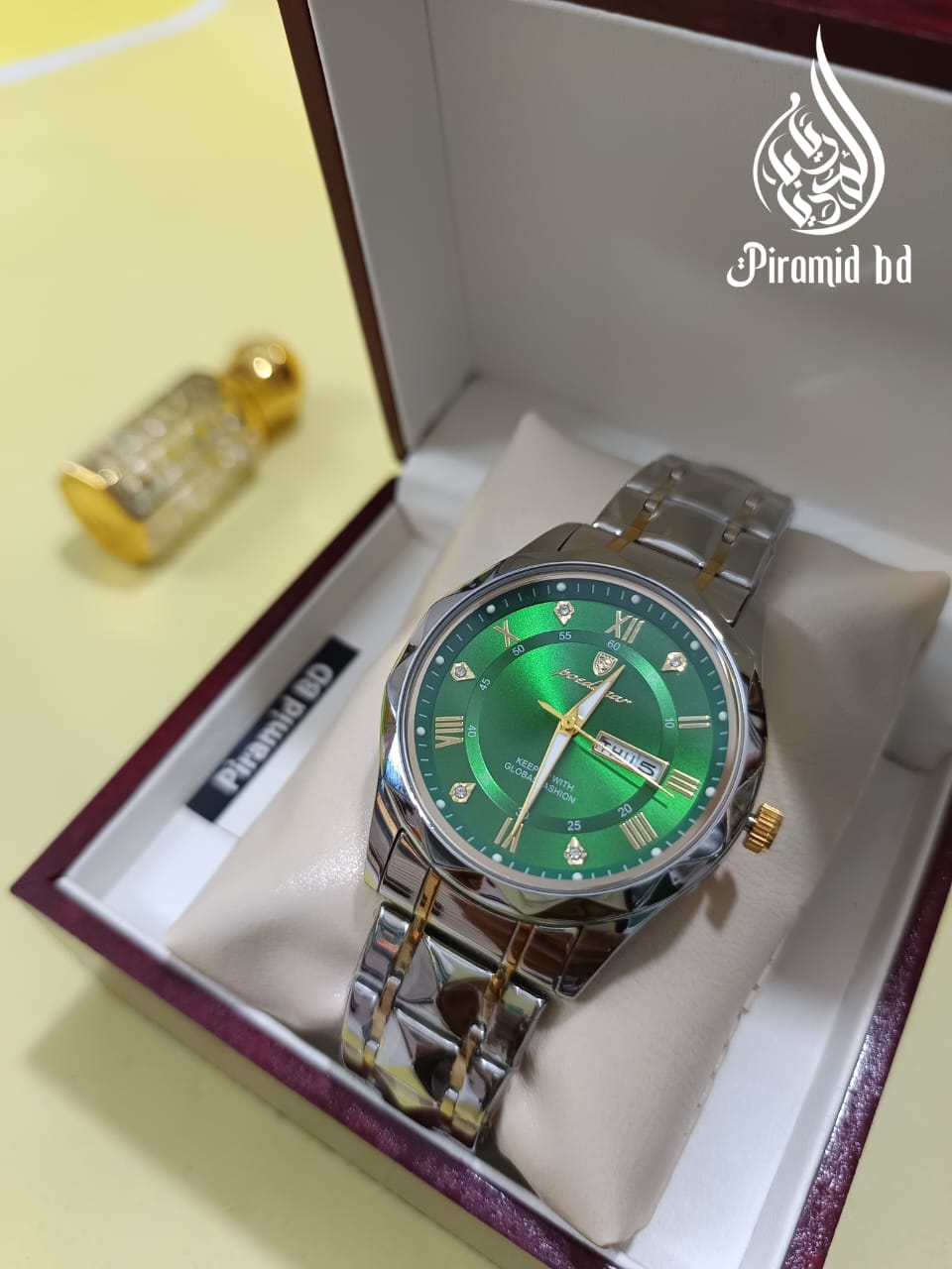 POEDAGAR 615 | Luminous Date & Week Men's Watch, New Luxury Fashion - Image 2